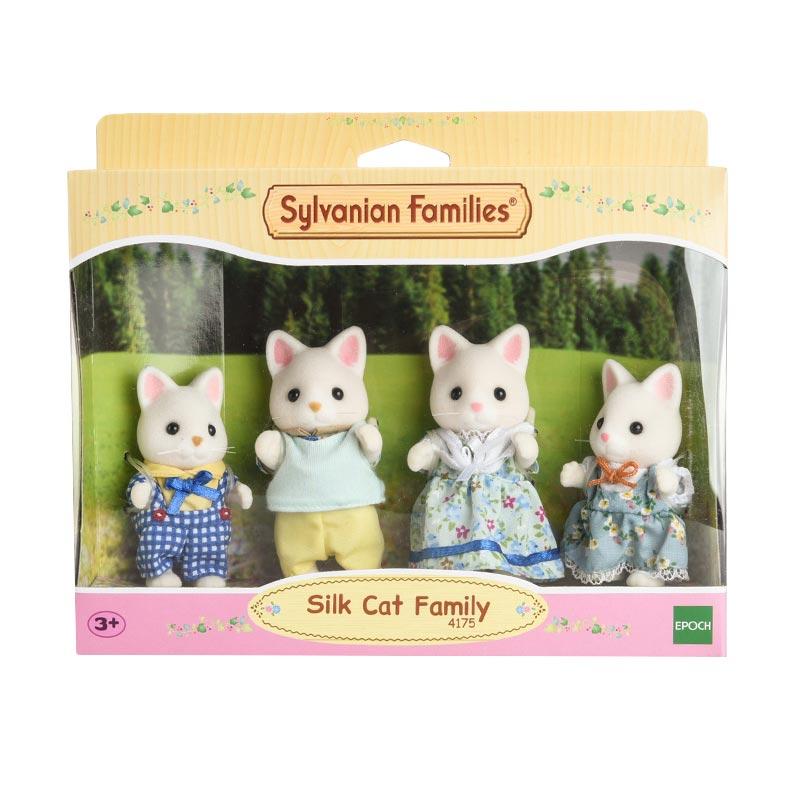 sylvanian families silk cat family