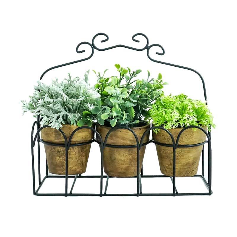 Jual Asna Ha45161set Bunga Artifisial Pot Gantung Online Agustus