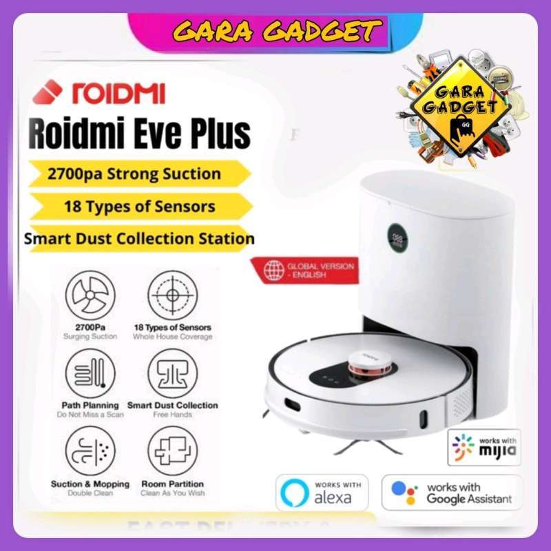 Xiaomi Roidmi Eve Plus Robot Vacuum 