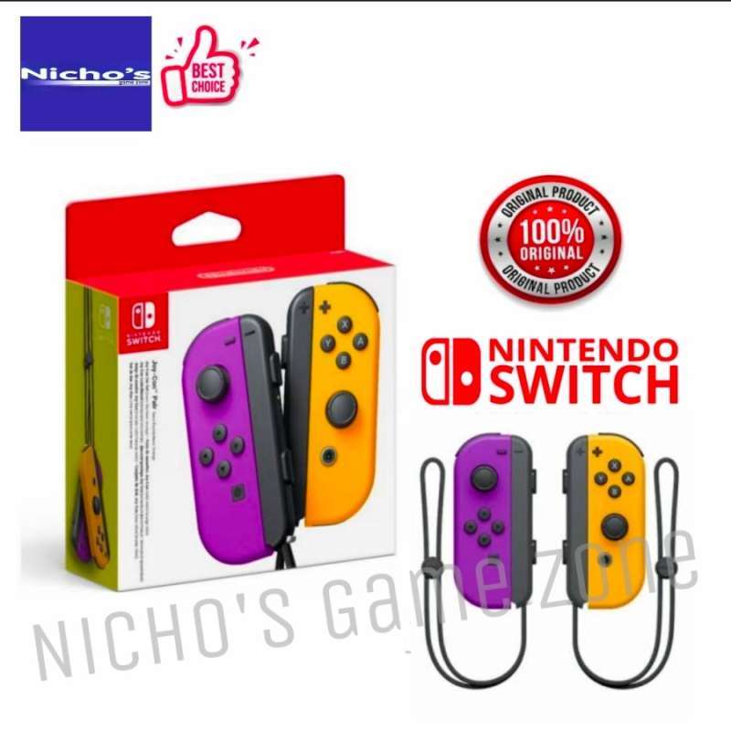 Jual Nintendo Switch Joy Con-joycon Neon Colour R-l Purple