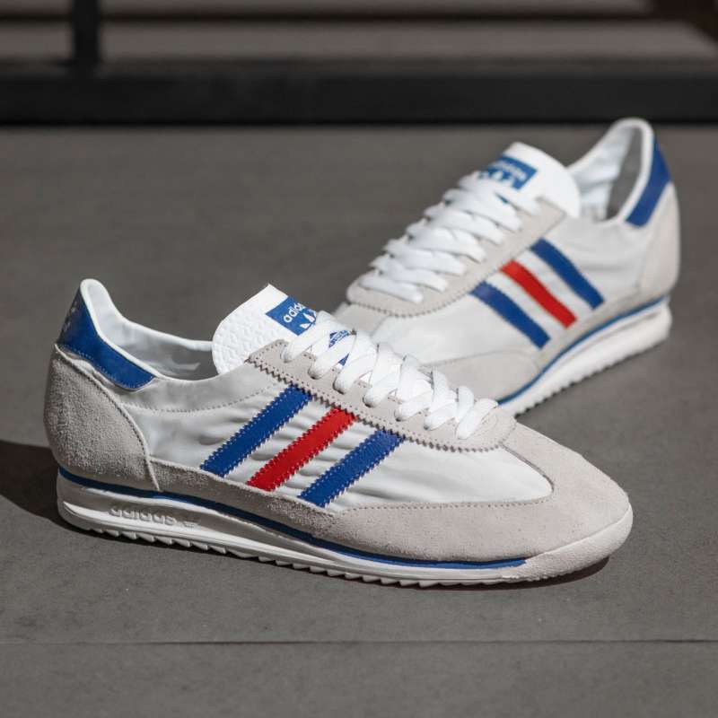 Jual ADIDAS SL72 WHITE FRANCE ORIGINAL WHITE FRANCE 44 di Seller