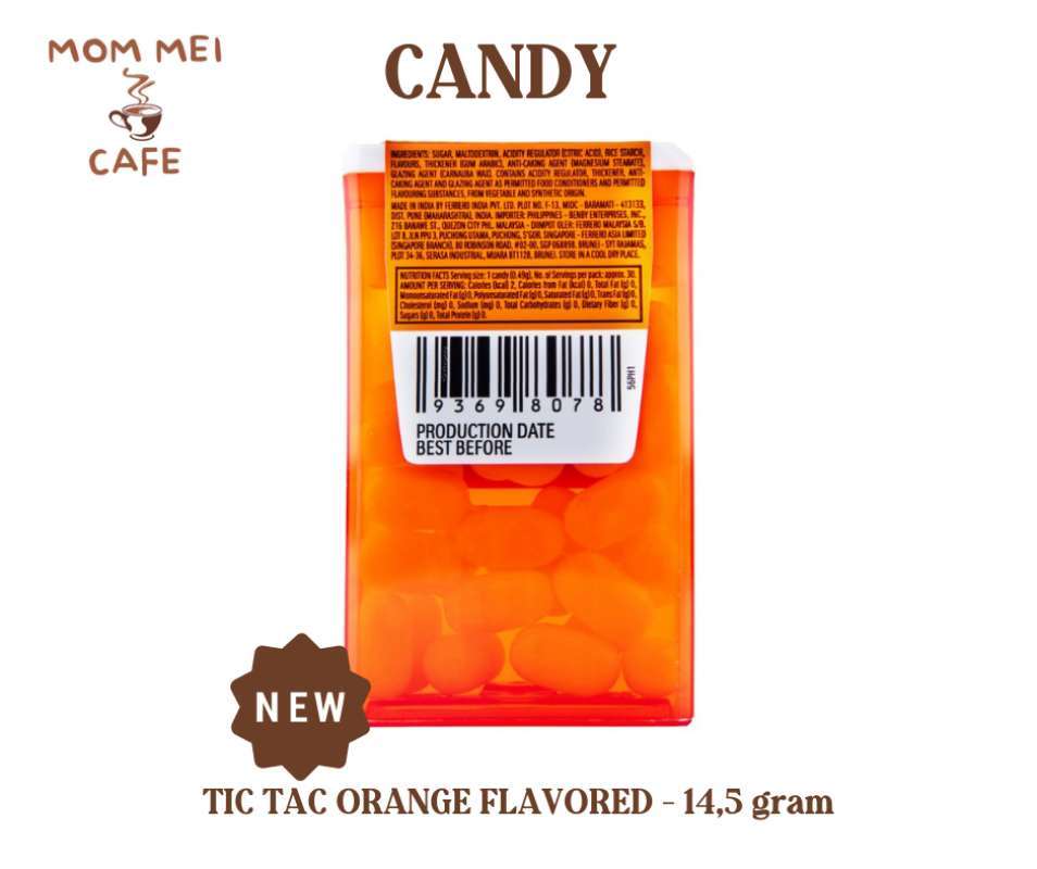 Permen Impor TIC TAC ORANGE FLAVOR CANDY