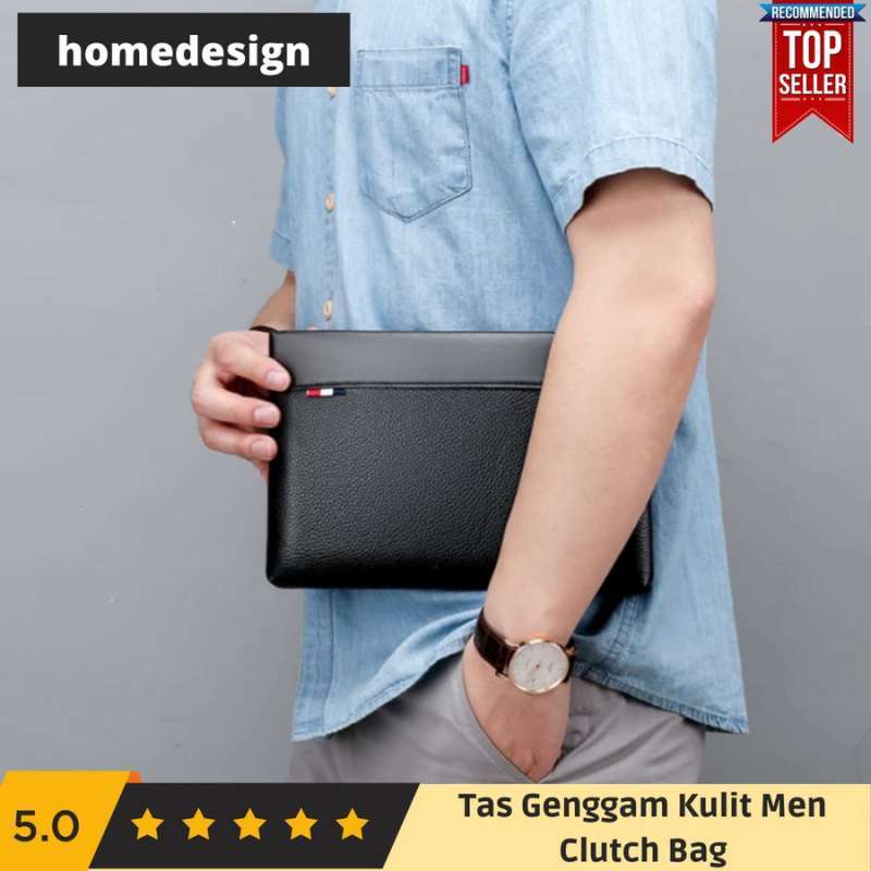 Tas Genggam Pria Clutch Bag Men Leather Bag Tas Tangan Handbag Cowok
