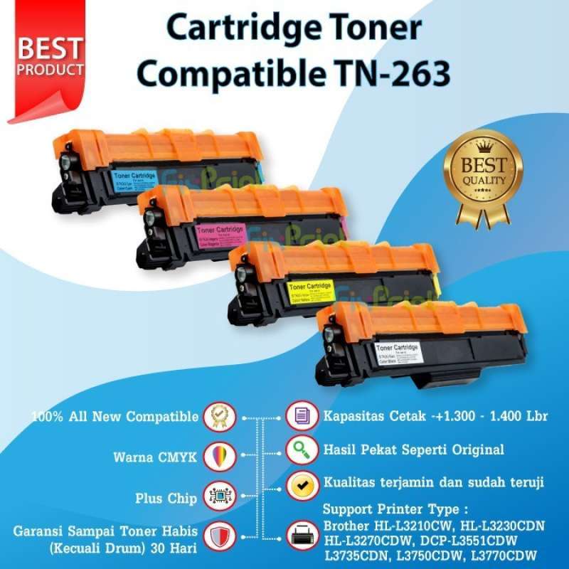 Promo Cartridge Toner Compatible TN-263 