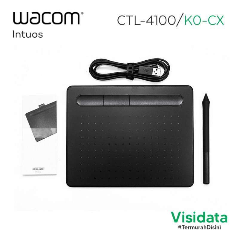 Jual Wacom Intuos Ctl-4100/k0-cx Creative Pen Tablet Black Di