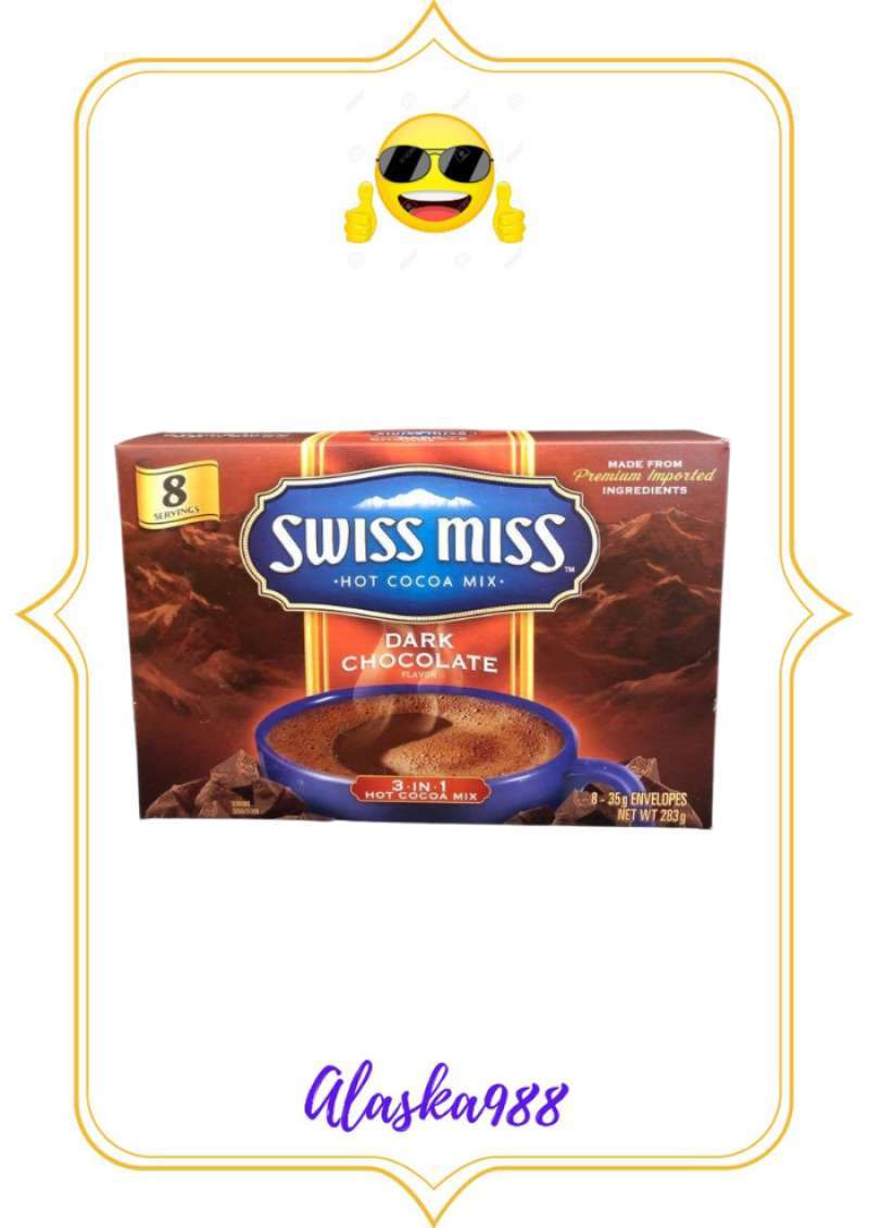 Jual Swiss Miss Dark Chocolate 3in1 / Swiss Miss Dark ...