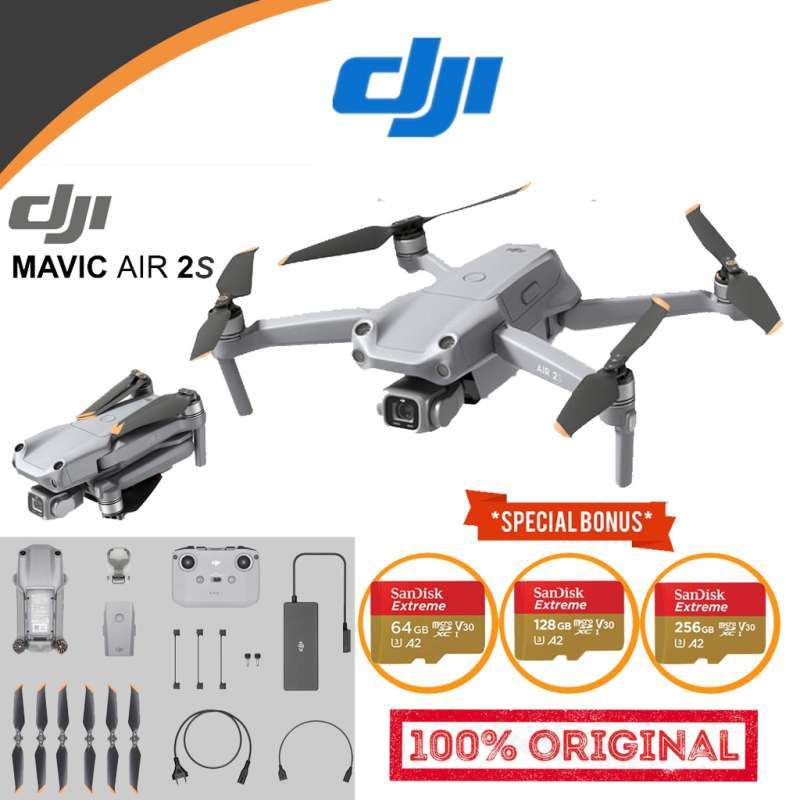 Promo DJI Mavic Air 2s Basic Non Combo 4K Drone Air 2 s Mark II