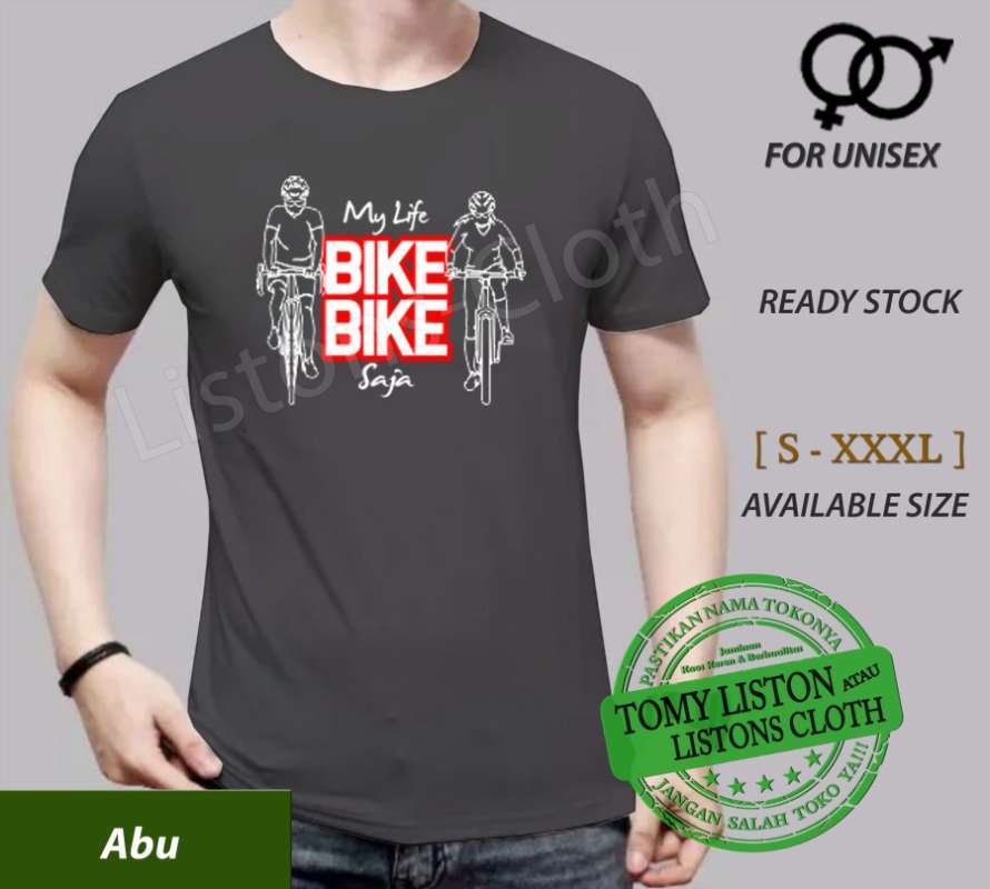 kaos sepeda gowes my life bike bike 