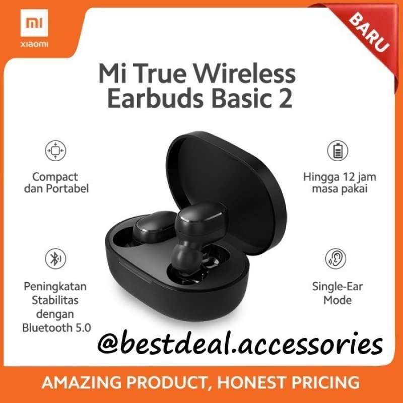 Promo Xiaomi Redmi AirDots Bluetooth 5 