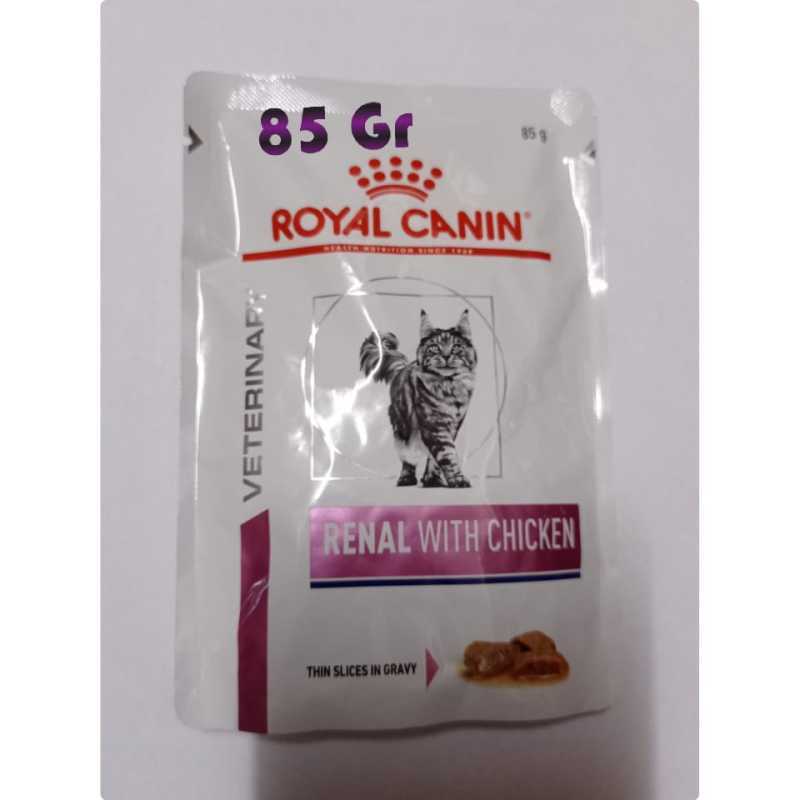 Jual Royal Canin Renal Cat Pouch Chicken 85gr Makanan Basah