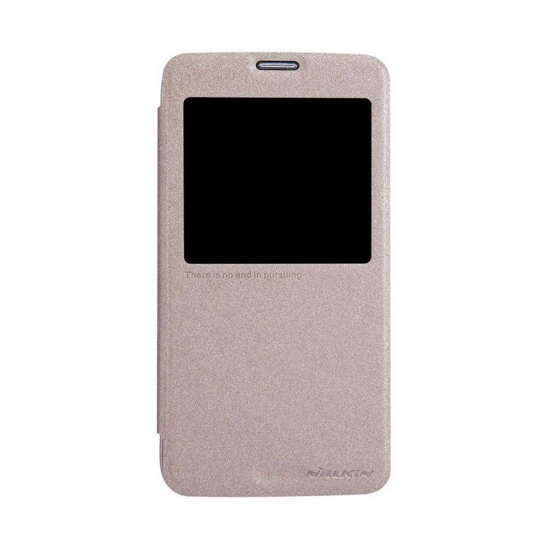 Jual Nillkin Sparkle Leather Flip Cover Casing for Samsung Galaxy S5 G900 Online - Harga Promo