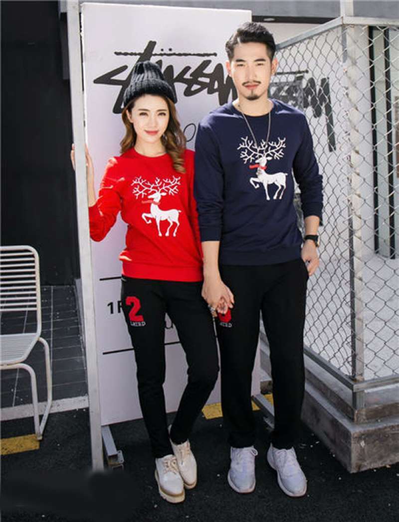Sweater couple polos sales