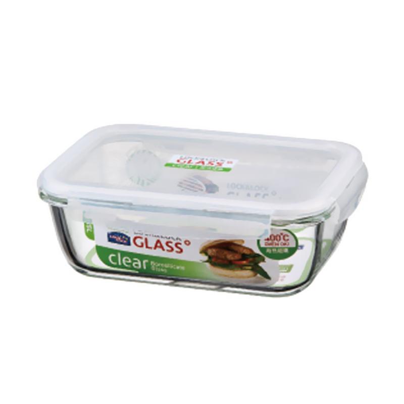 Jual Lock Lock Rectangular Boroseal Oven Glass Food Container