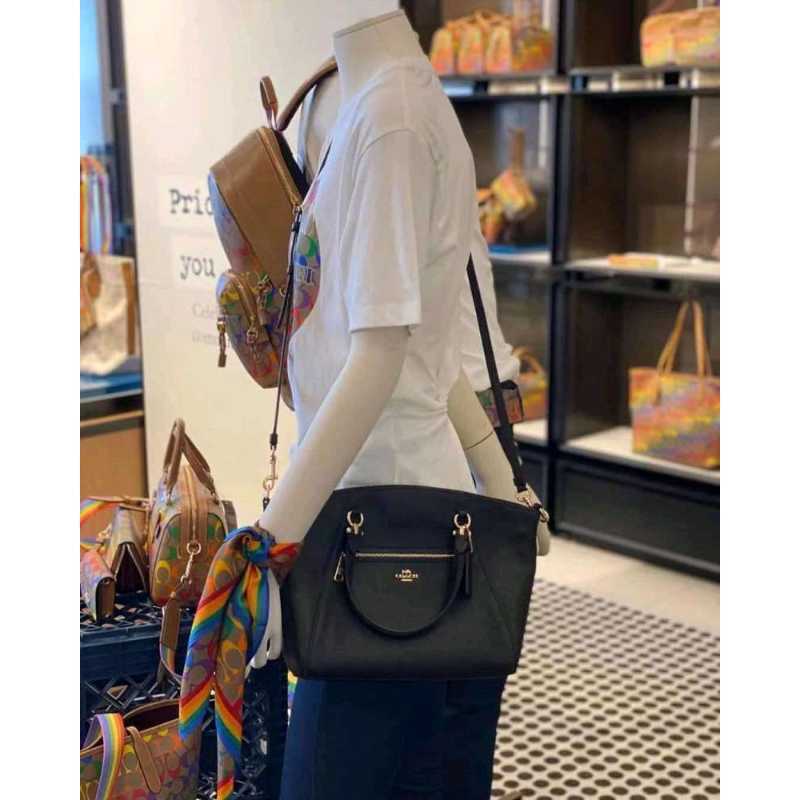 Coach prairie satchel black hot sale