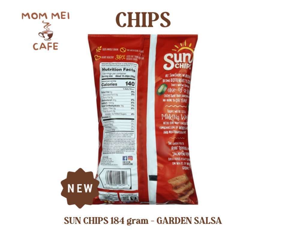 Jual Keripik SUN CHIPS GARDEN SALSA di Seller Mom Mei Cafe ...