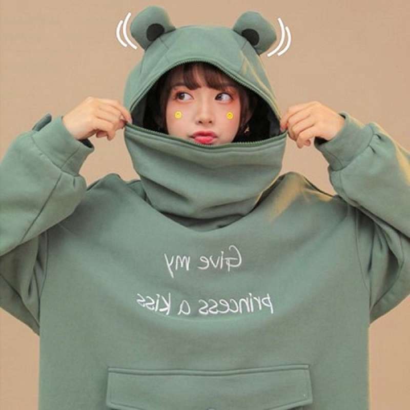 Modakawa frog hoodie outlet