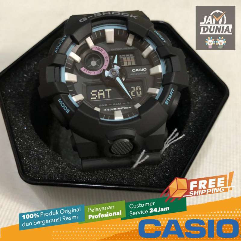 CASIO ORIGINAL CASIO G-SHOCK GA-700PC-1ADR JAM TANGAN PRIA JAM PRIA  RUBBER G SHOCK GSHOCK CASIO GA-700PC-1A GA 700PC 1A 700 PC GA700
