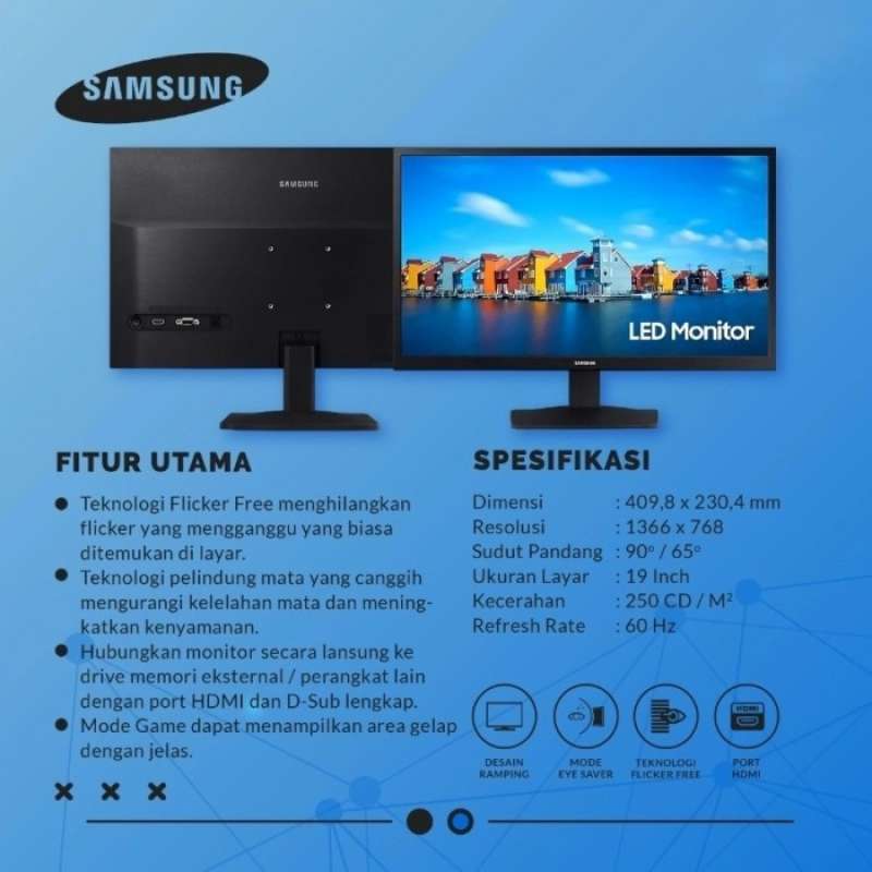Promo Monitor Samsung LS19A330 di 