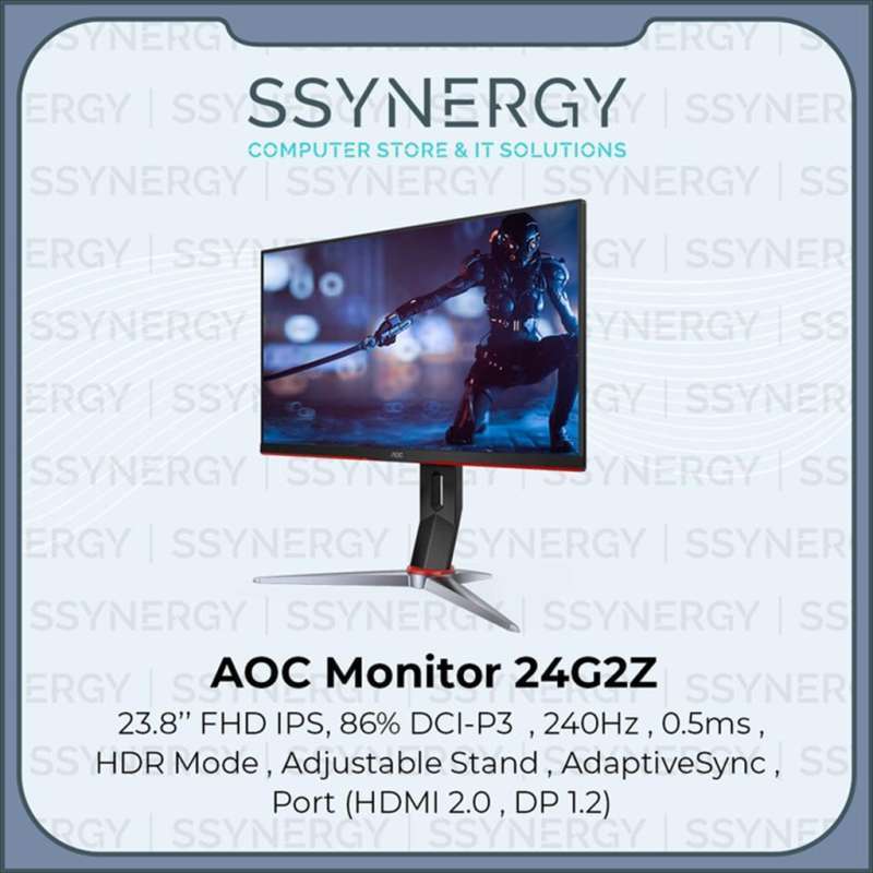 Jual AOC 24G2Z AdaptiveSync Gaming 