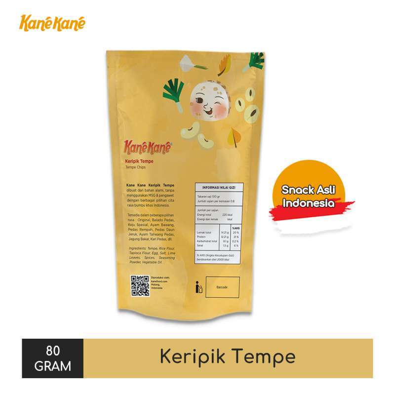 Promo Keripik Tempe Kane Kane Khas Malang Kemasan 80gram ...