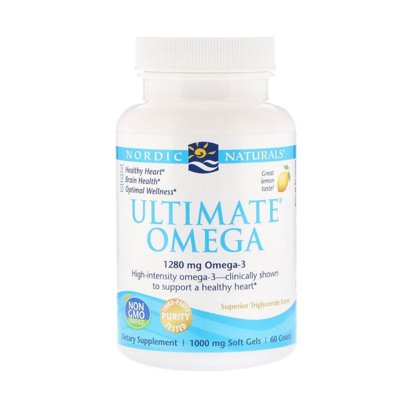Jual Nordic Naturals Ultimate Omega 60 Soft Gels Menjaga Kadar Kolesterol Menjaga Kesehatan Jantung Darah Tinggi Hipertensi Online September 2020 Blibli Com
