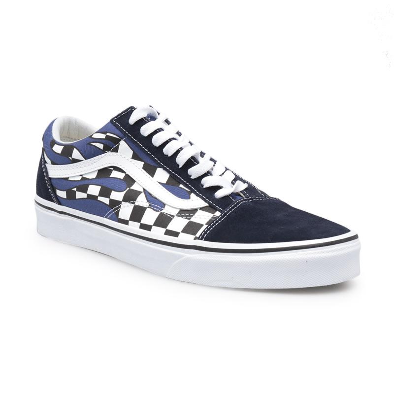 Vans navy blue checkered Clearance