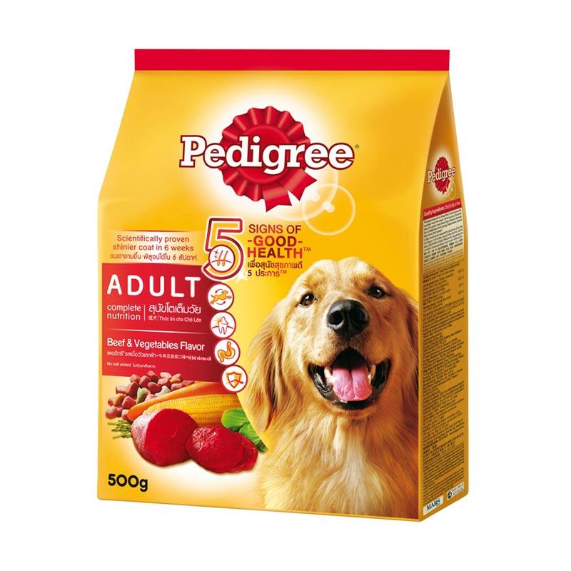 Jual Pedigree Beef Makanan Anjing 500 G Adult Murah Januari