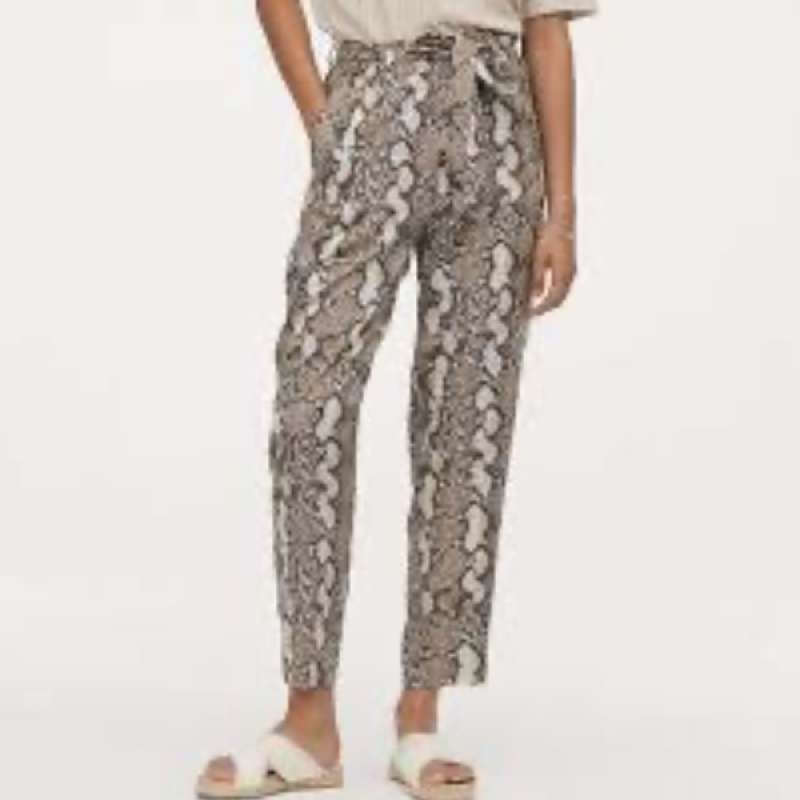 Jual H*M snakeskin paperbag pants di 
