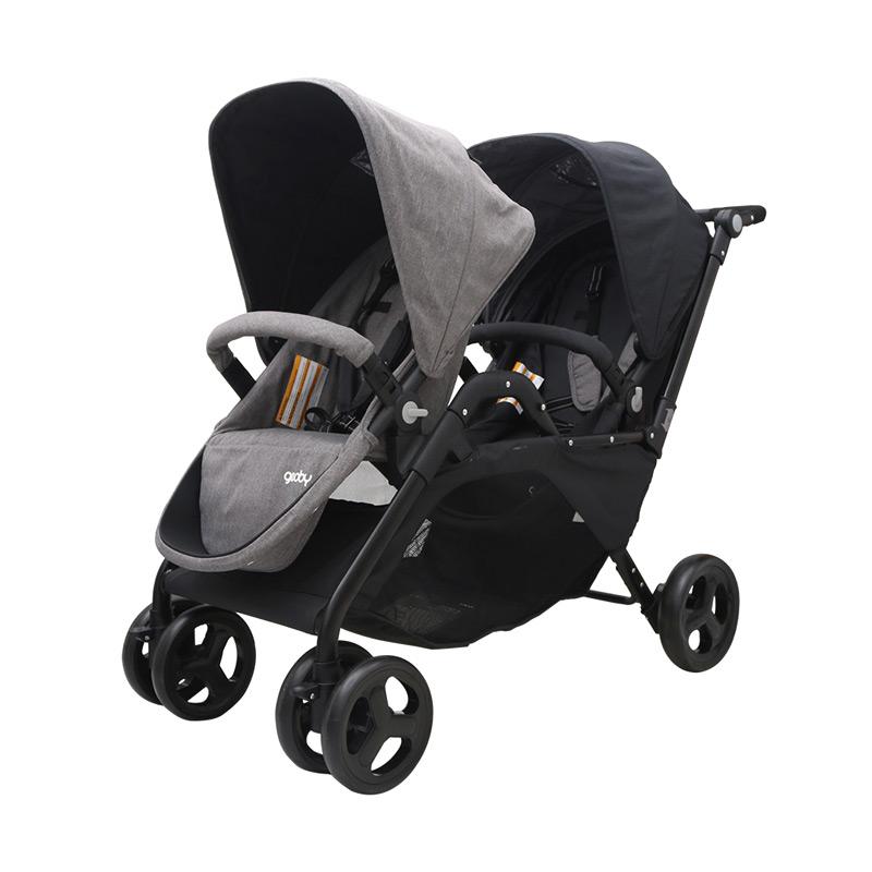 Jual Cocolatte SPL319 Geoby Conga 2 Dual Seat Baby Stroller