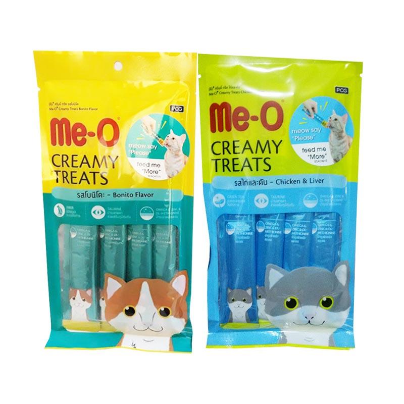 Jual Me O Creamy Treats 60 G Makanan Kucing Cat Food Meo 60g 60