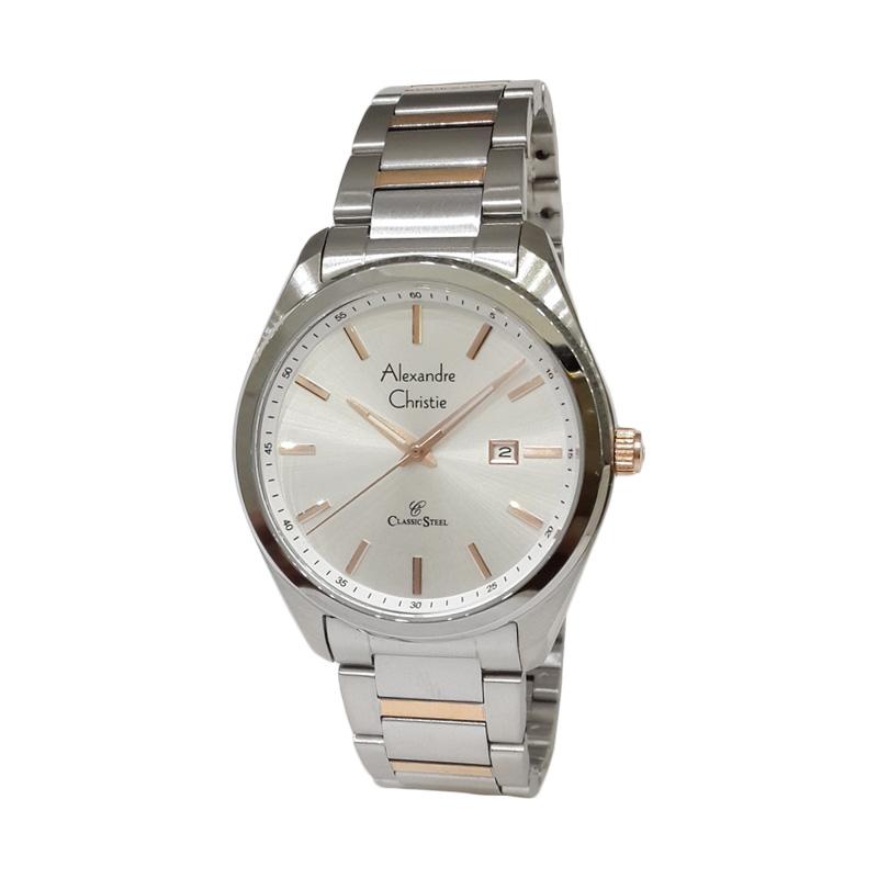Promo Alexandre Christie Classic Steel Jam Tangan Pria 8591mdb Silver rose Gold Diskon 30 Di Seller Time Line Hendri Rusli Kota Jakarta Barat Blibli