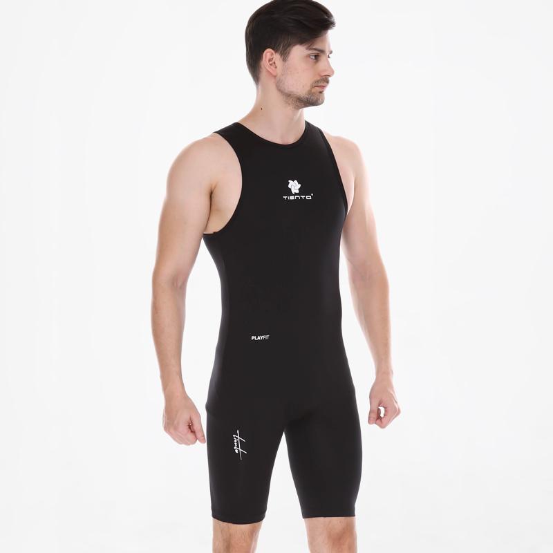 Jual Tiento Wetsuit Singlet Snorkling Diving Dewasa Baju Renang Pria Black Online Oktober 2020 Blibli Com