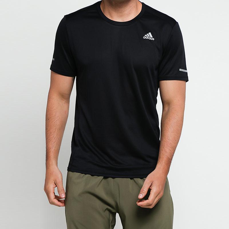 adidas Men Running Run Tee Pakaian Lari 