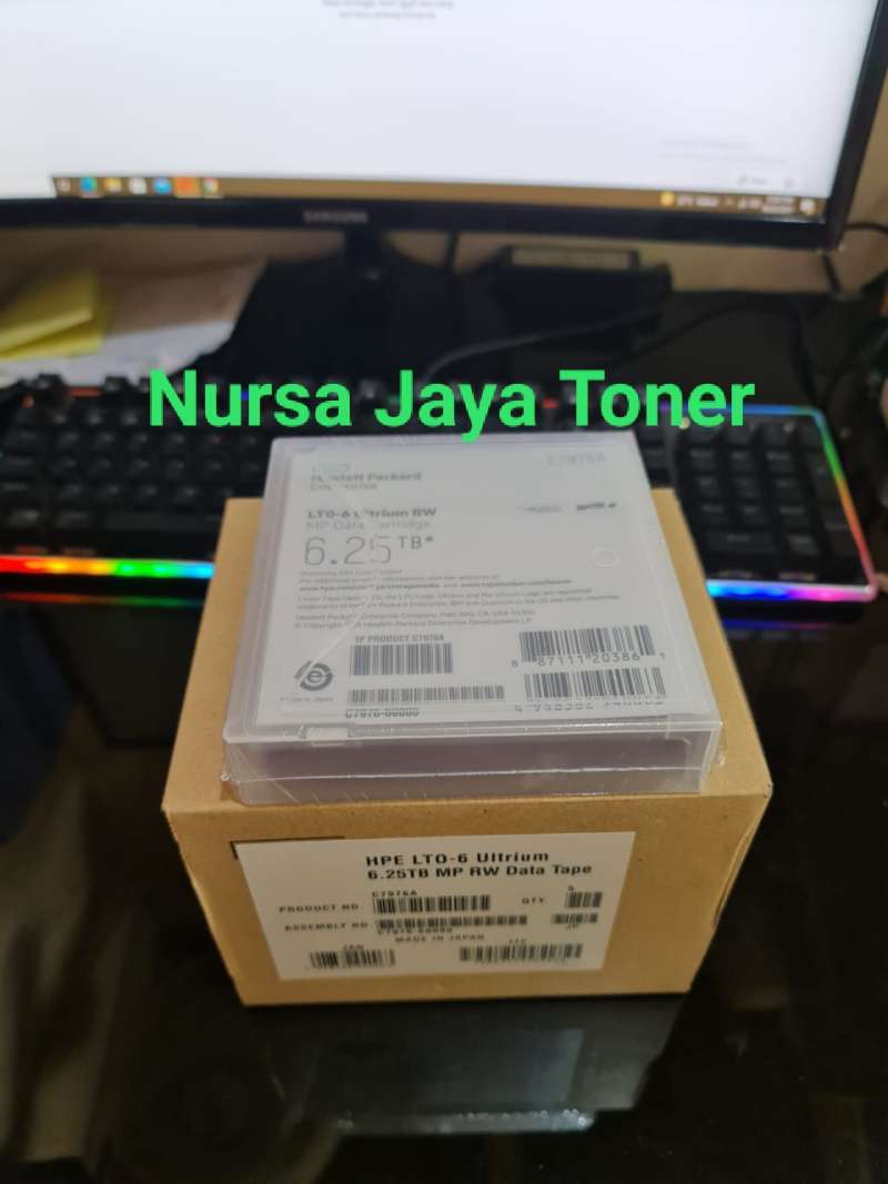 HP LTO-6 Ultrium 6.25TB MP RW Dara Cartridge PN. C7976A Tape Backup