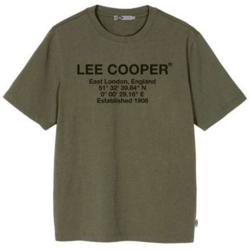 Jual Lee Cooper T-shirt Brand Olive di 