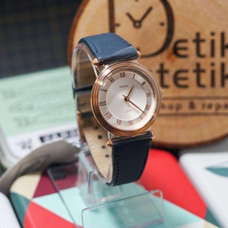 Promo Jam Fossil Es4708 Lyric Three hand Navy Leather Watch Diskon 30 Di Seller Detik Estetik Watch Shop Pondok Kelapa Kota Jakarta Timur Blibli