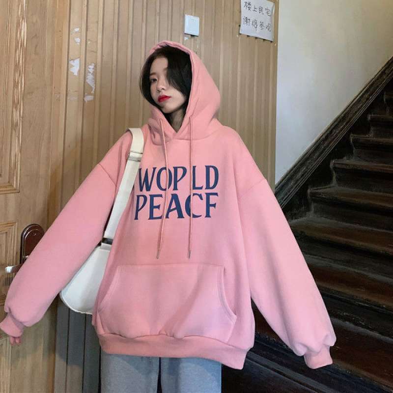 Jaket sale sweater pink