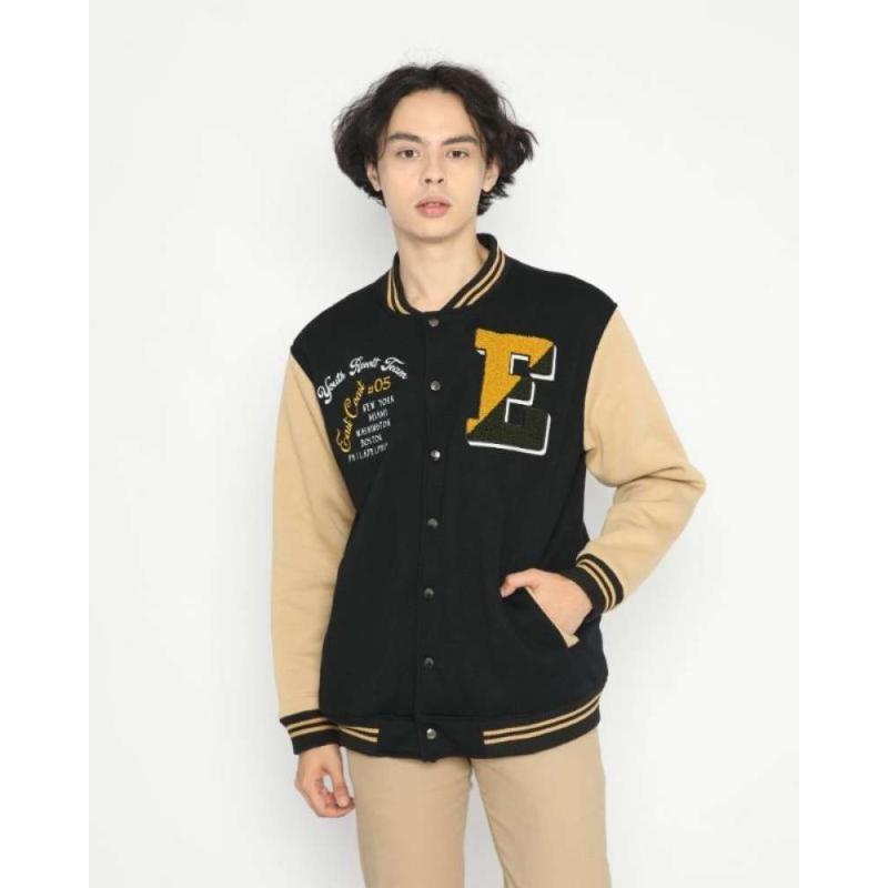 Promo Erigo Varsity Jacket Reagen Black di Seller Erigo Official Store - Kab. Tangerang, Banten | Blibli
