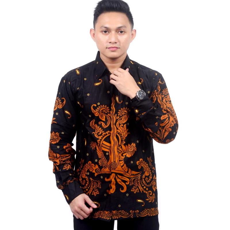 Jual Mayung Keris Kemeja Batik Lengan Panjang Pria Orange Mango L 04 Orange Mango Di Seller Batik Mayung Kab Pekalongan Jawa Tengah Blibli