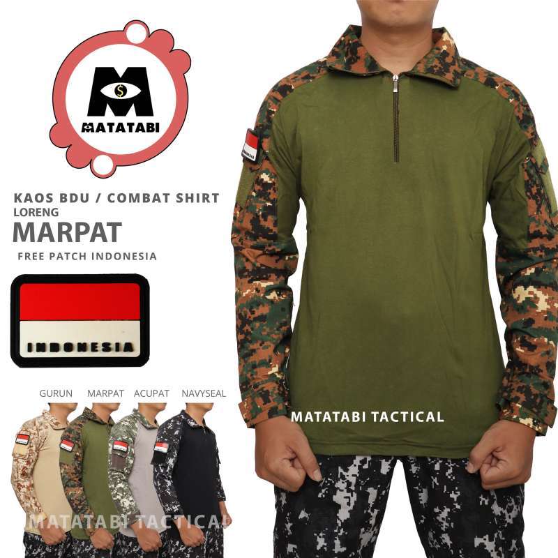Jual T-Shirt BDU Tactical Camo Loreng 