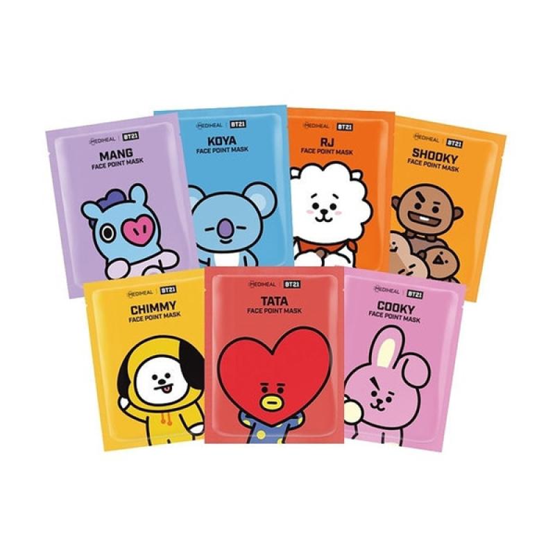 Download Jual Mediheal Bt21 Tata Face Point Mask Masker Wajah Original Korea 20 Ml Online November 2020 Blibli Com PSD Mockup Templates