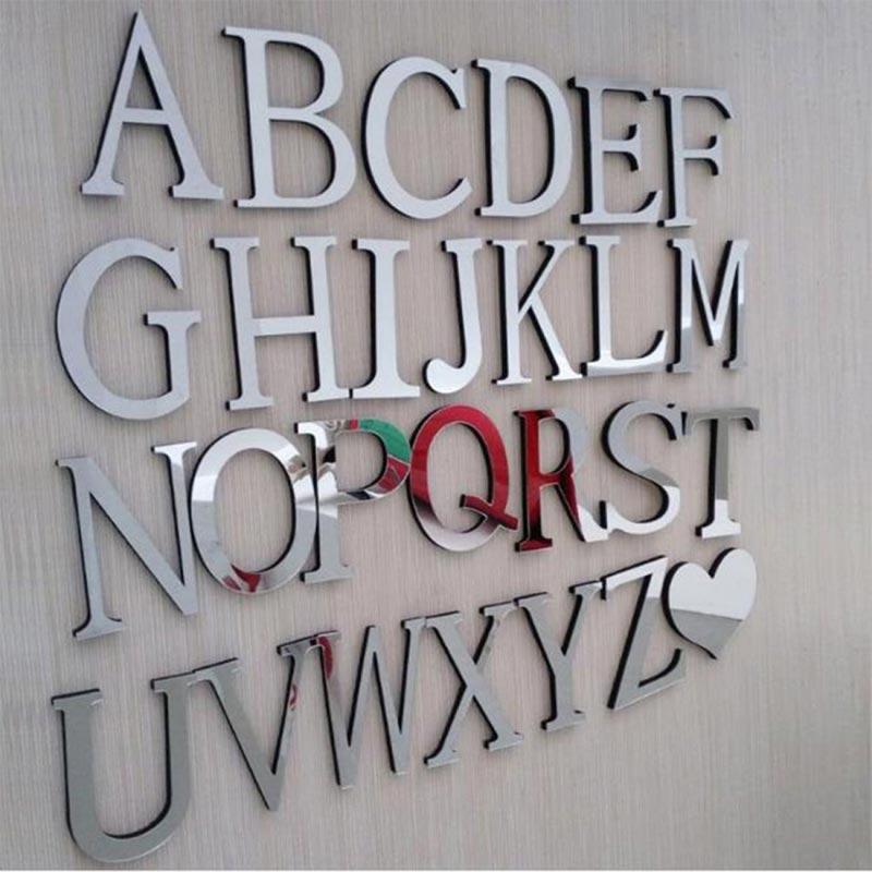 Jual Bluelans Popular Wedding English Love Letters Home Decor 3d