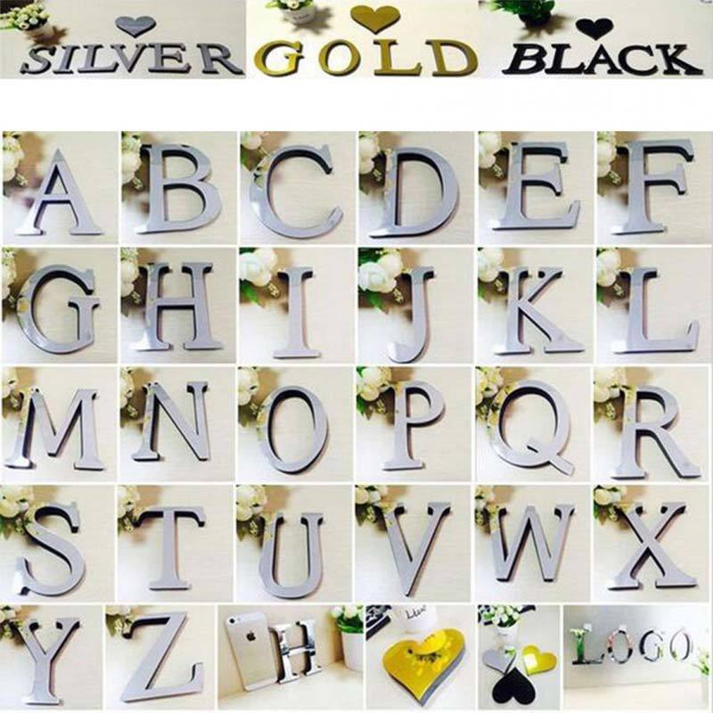 Jual Bluelans Popular Wedding English Love Letters Home Decor 3d Mirror Wall Stickers Alphabet W Online September 2020 Blibli Com,Wedding Flower Decoration Ideas For Home