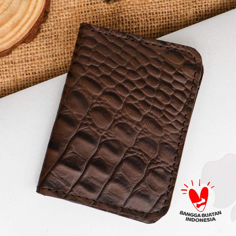 Jual Otka Card Holder Motif Kulit Buaya Dompet Pria Murah Mei 2021 Blibli