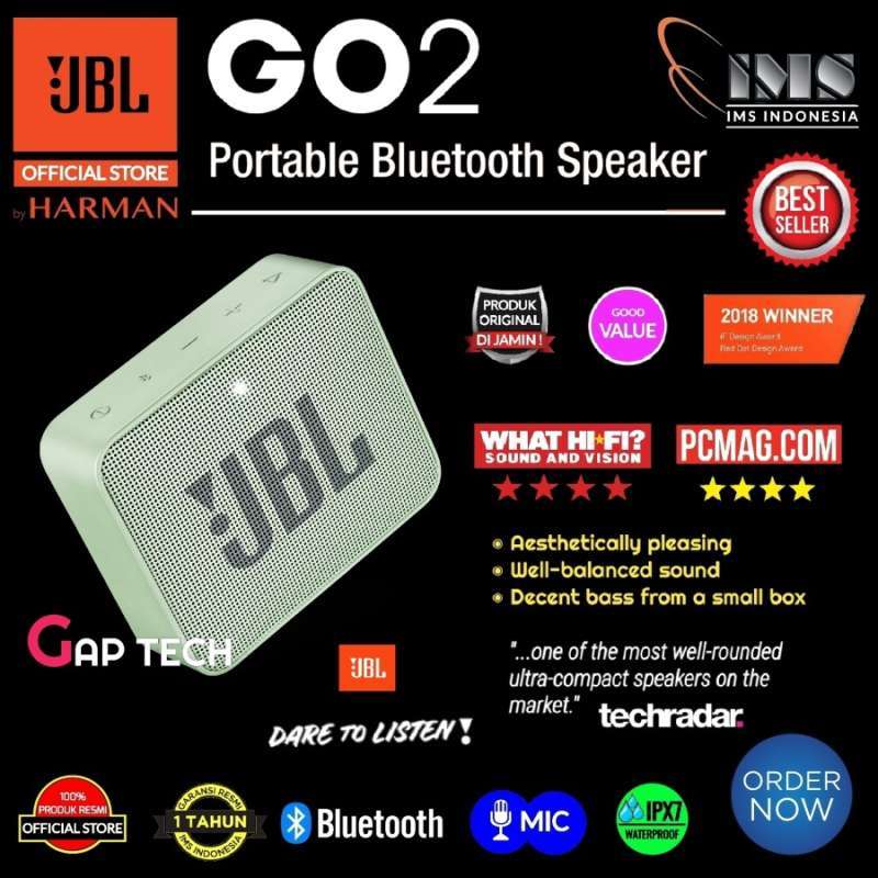 Wireless Bluetooth Jbl Go Box JBL GO2 GO Waterproof Portable