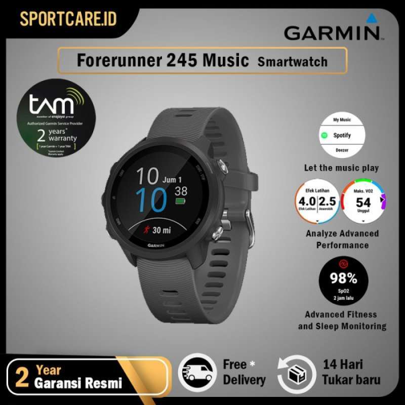 Jual SALE GARMIN FORERUNNER 245 MUSIC 
