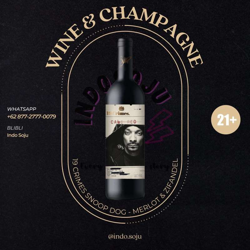Promo 19 CRIMES CALI SNOOP DOG RED WINE 750 Ml di Seller Indo ...