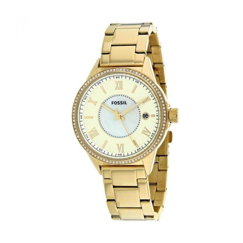 Fossil Blythe BQ1108/06 Roman MOP Crystal Jam Tangan Wanita [Original]