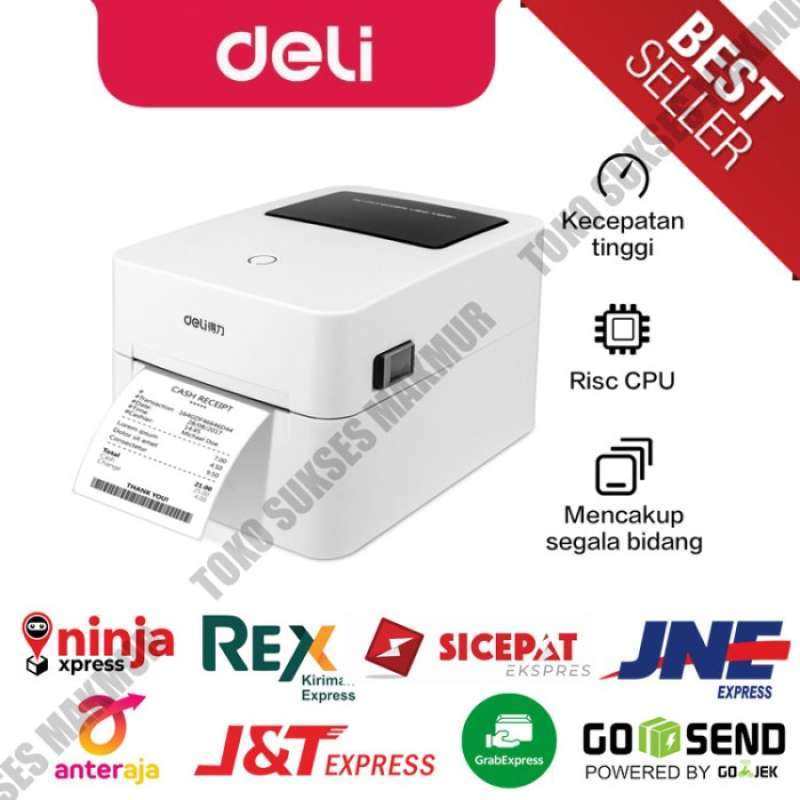 Jual ORIGINAL Barcode Label Printer Deli DL-740CS - Printer ...