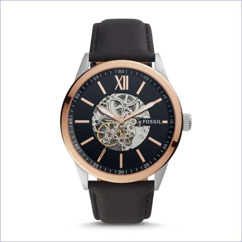 Promo Fossil Flynn Automatic Black 